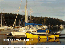 Tablet Screenshot of kielderyachtclub.com